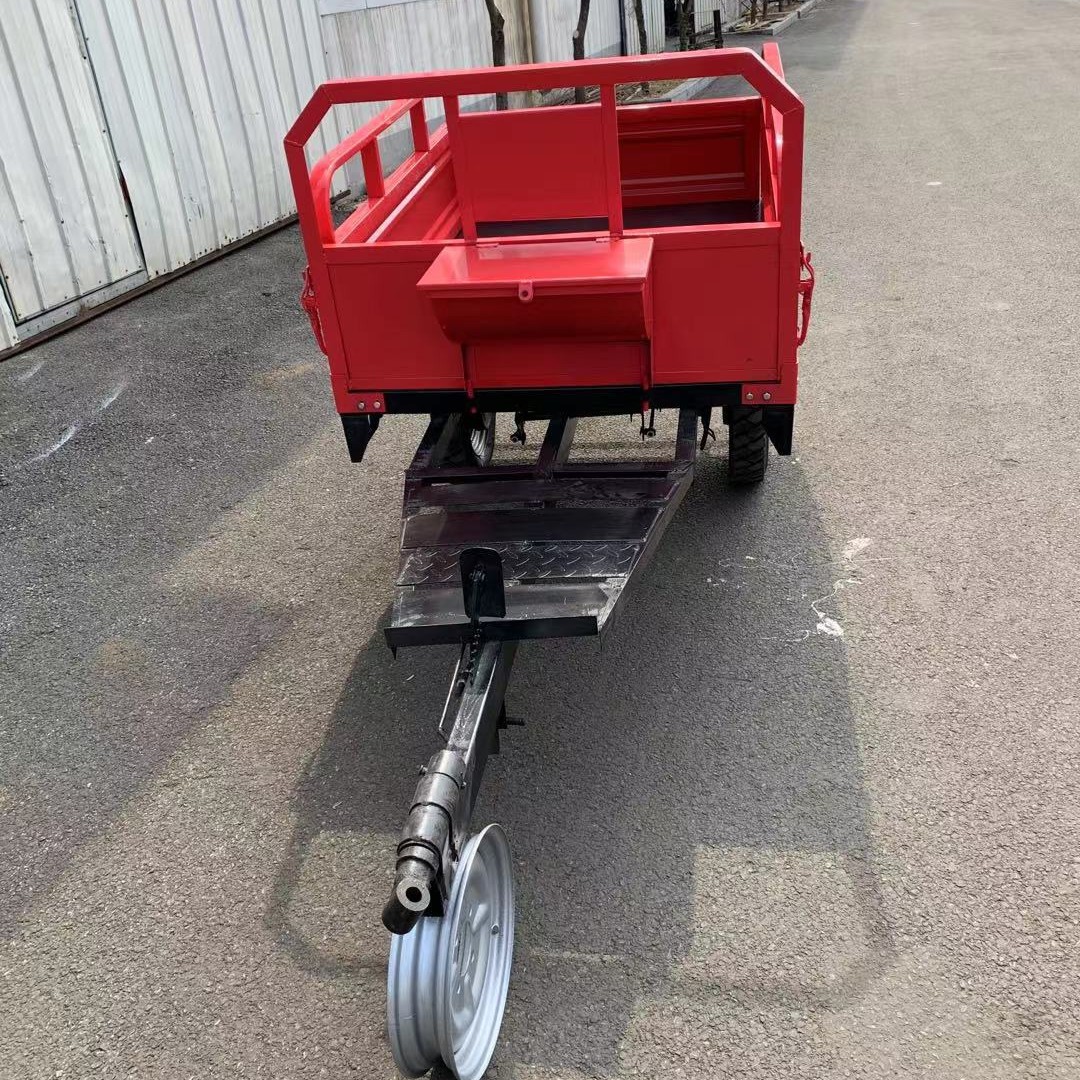 厂家生产销售土壤耕整机械手扶拖拉机挂车，配套轮胎车轴轮辋