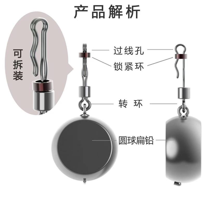 新しい転倒防止ランニングリード、新しい咳止めフラットリード、取り外し可能な巻き防止、水漏れ防止メインラインとサブライン、調整不要のフロート|undefined