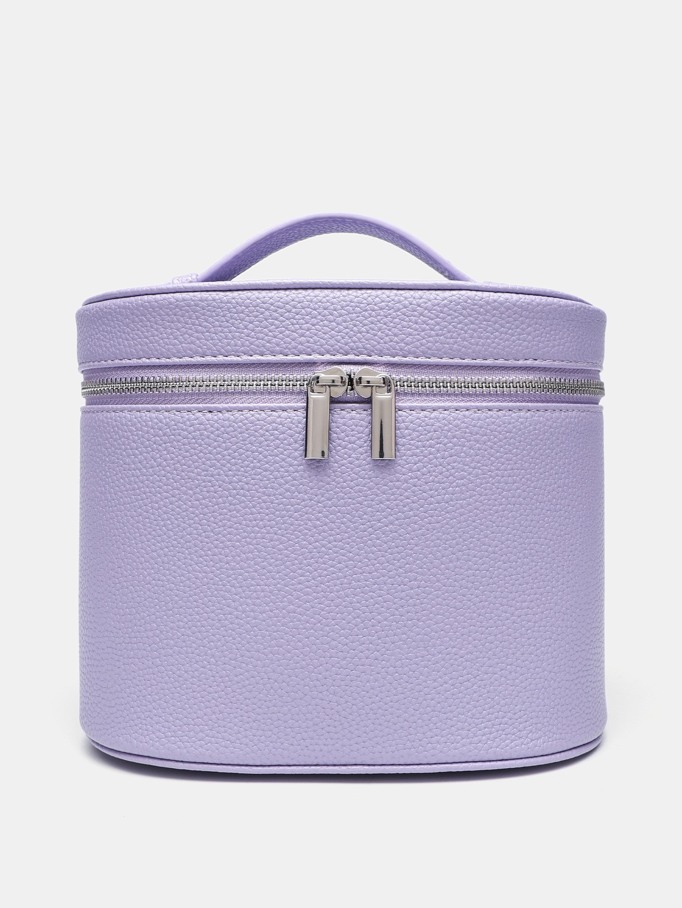 Bolsa de maquillaje portátil de viaje portátil de alto valor de visualización simple de color sólido de dopamina