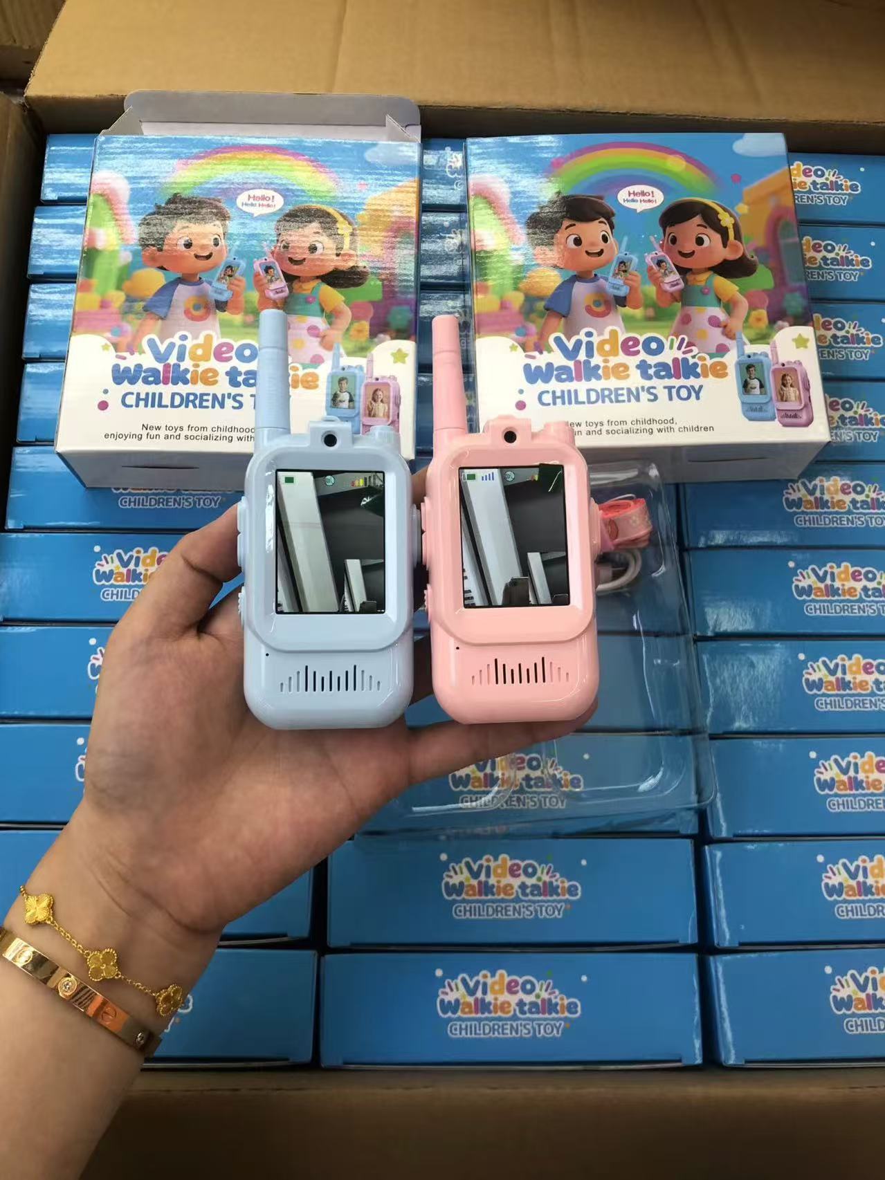 Intercomunicador de video para niños D3 de explosión transfronteriza, conexión directa al aire libre, intercomunicador de video interactivo para padres e hijos