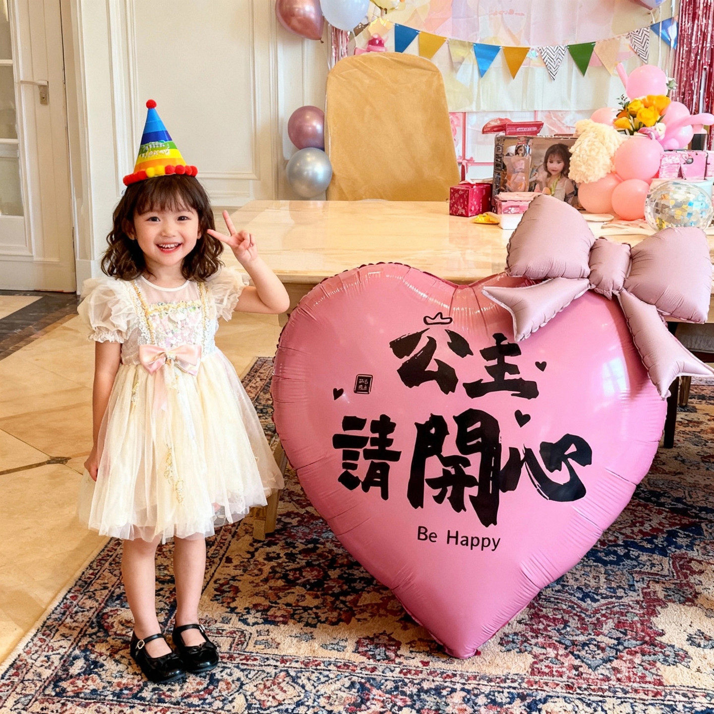 Birthday Decorations Balloons And Backdrop for 2 Year Old Girl Party Perfect for Taking Photos 3rd Or 3rd_voghion.com