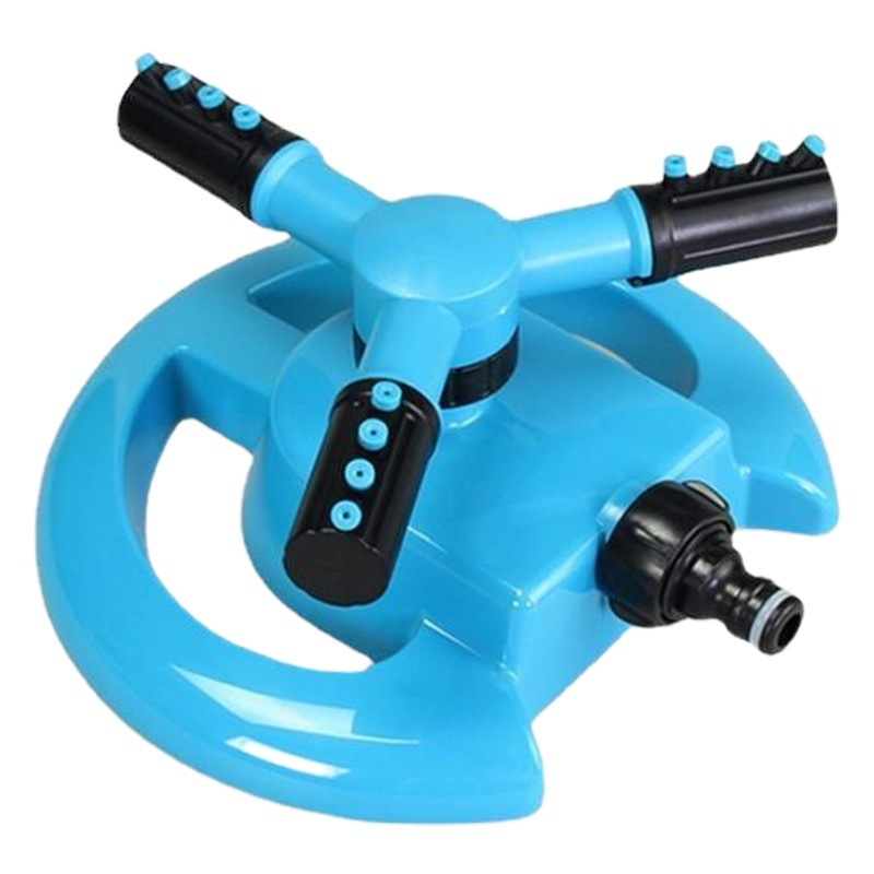 Riego de jardín riego de jardín rociador giratorio automático Amazon riego de césped transfronterizo rociador de tres horquillas