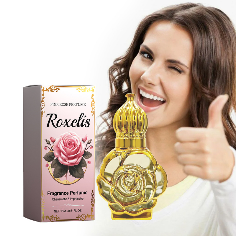 Rose-Scented Perfume, Fresh and Natural Light Fragrance, Long-Lasting Scent, Exuding Charm, Niche Fragrance for Couples' Date Nights, Rose Perfume