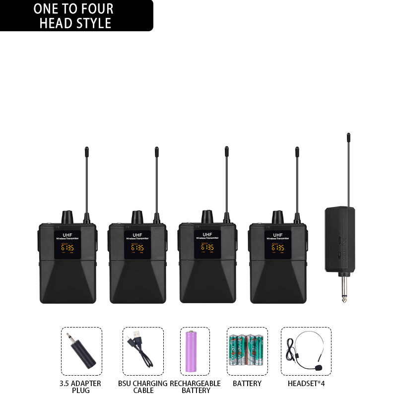 Transmisión en vivo especial 2.4G inalámbrico collar clips micrófono uno-remolque dos condensador exportación transfronteriza para radio clips de trigo image 9