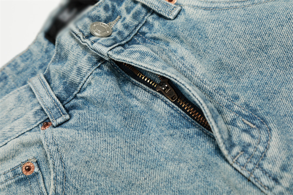 Men's American Punk Ripped Denim Capri Shorts Summer Style Washed Distressed Loose Wide Leg Trendy Cotton mid Waist Black Blue_mkmklike.com