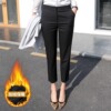 lady Suit pants Nine points Cigarette pants Work pants Occupation Western-style trousers Paige black trousers 2026 Spring feet