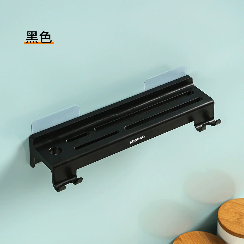 New kitchen knife holder storage rack without punching wall-mounted storage rack plastic household multi-function knife holder tool