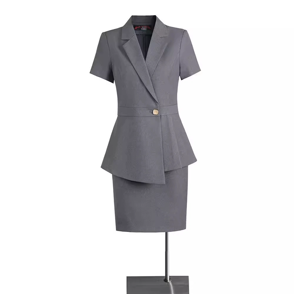Work suit, sleeves, set for hotel for work, with short sleeve, custom-made