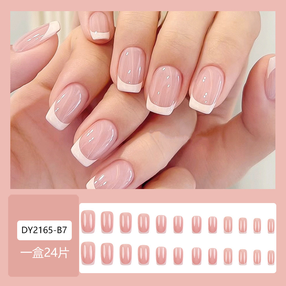 Ventas calientes de fábrica de uñas de venta directa parches de uñas cortas y medias impresión de uñas falsas para dibujar muestras de diseño