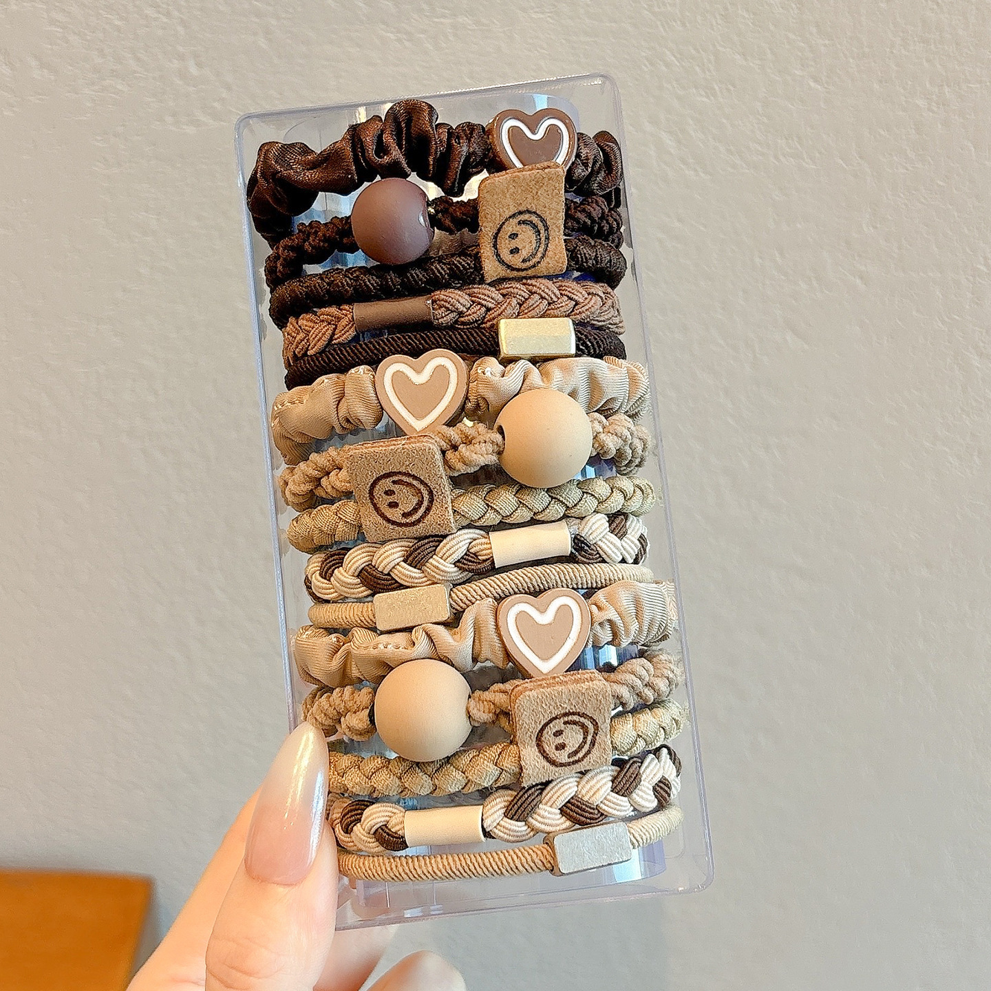 Coletero elástico sencillo de nuevo estilo 2026, banda para el pelo pequeña sin costuras para mujer, suave para el cabello, sujetador de cola de caballo.