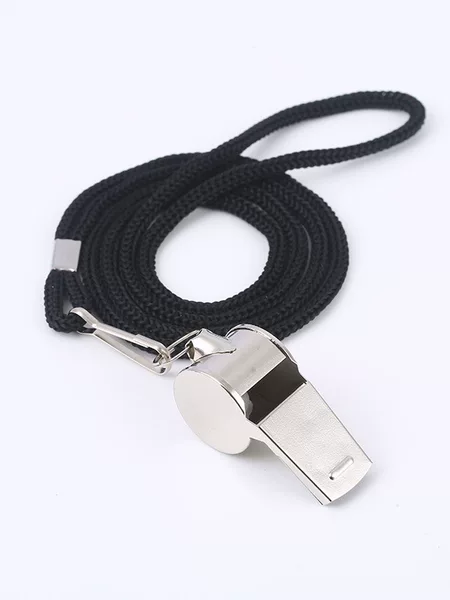 High-Quality Metal-Edged Iron Whistle Basketball Football Outdoor Sports Referee Whistle Manufacturer Ready Stock