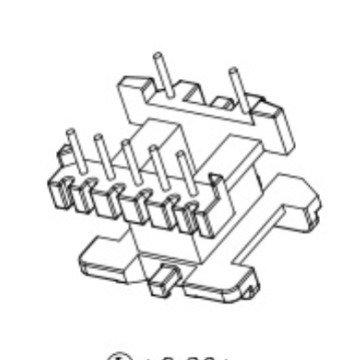 EE16变压器骨架电木骨架EE16骨架卧式BOBBIN可配套磁芯中