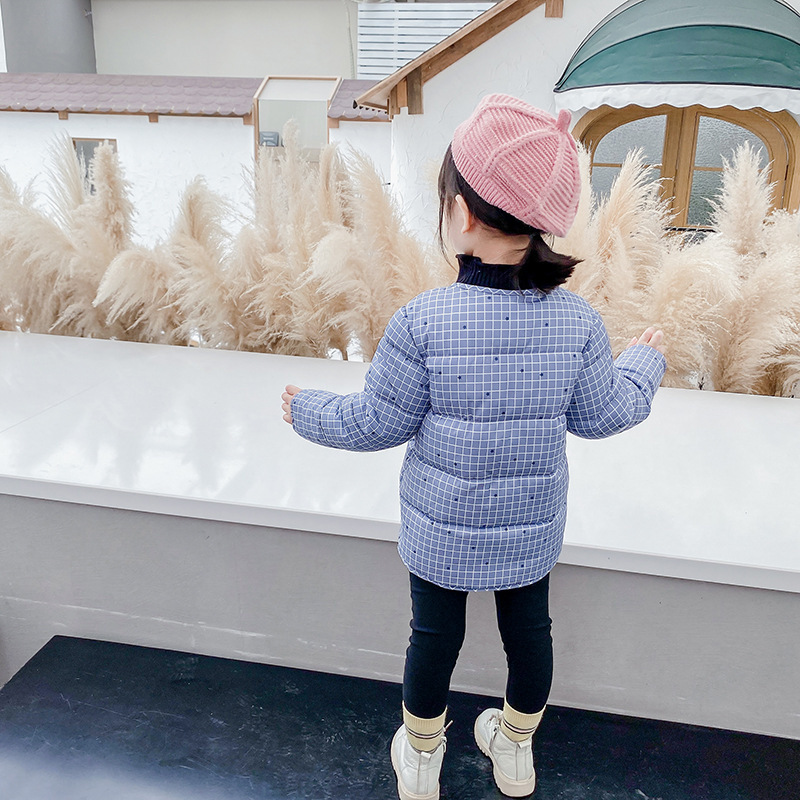 Chaqueta acolchada de algodón para niños 2024 Nueva chaqueta acolchada de algodón para niñas Forro de algodón ligero para bebés chaqueta acolchada de algodón Otoño e Invierno ropa para niños al por mayor