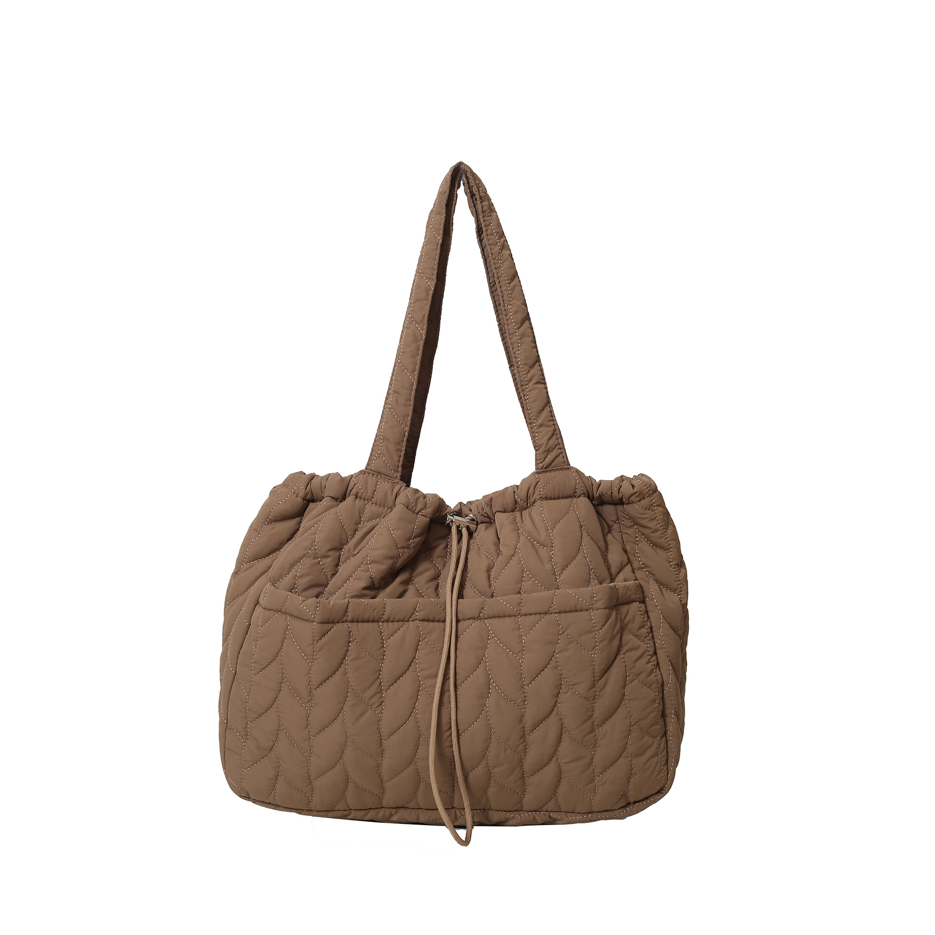Women's Large Capacity Lightweight Pleated Nylon Underarm Bag, Casual Versatile Zipper Shoulder Bag For Commuting - Thumbnail 8