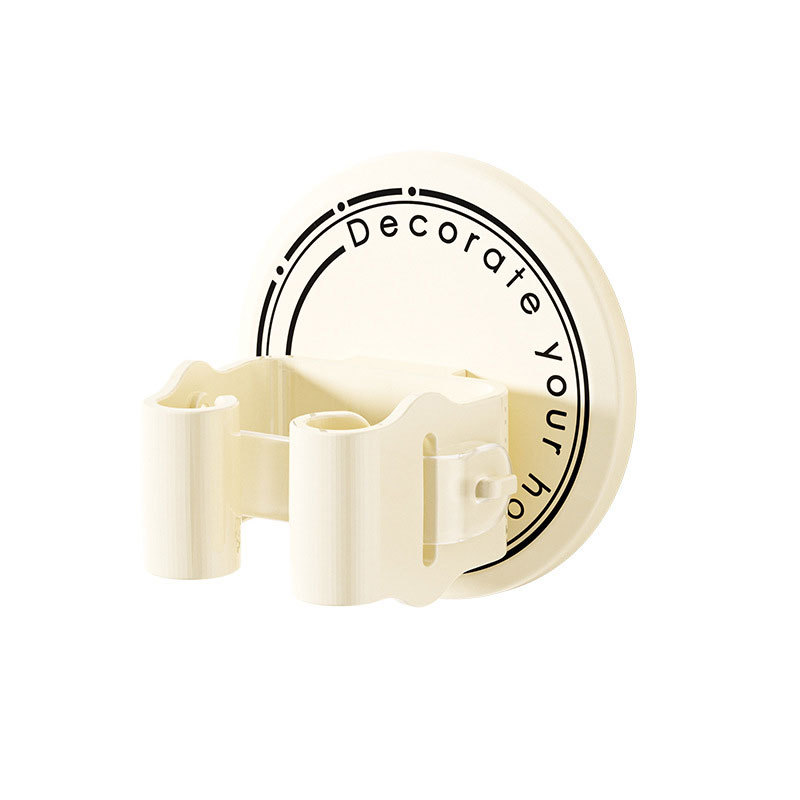 Nuevo clip de fregona simple ponche libre montado en la pared de almacenamiento de rack fregona fija artefacto baño fregona clip