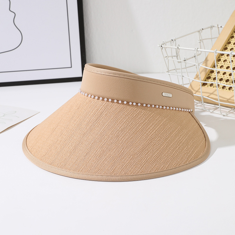 Sombrero de mujer, sombrero de protección solar de techo vacío transpirable de verano de alta gama, nueva moda, sombrero para el sol de ciclismo al aire libre