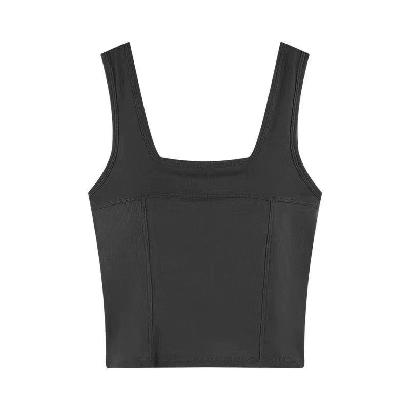 Universal top with cups, colored underwear as outerwear sleevless, simple and elegant design, 2023 collection