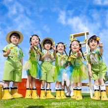 六一儿童表演服装小学生运动会啦啦队合唱演出服幼儿园毕业照班服