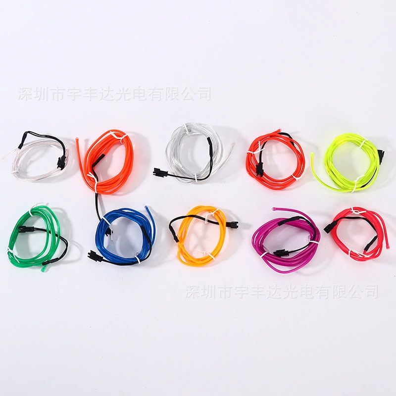 Линия литья 2,8 мм диаметр линии от 1 до 5 метров батарейный отсек костюм EL светящаяся линия холодный свет бар игрушка DIY моделирование световая линия