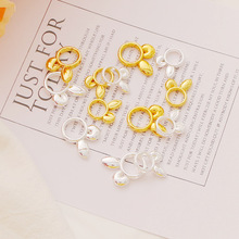18K����ɫ�ö�������Ȧ�� ��� diy�ֹ��Ʒ�������僽����