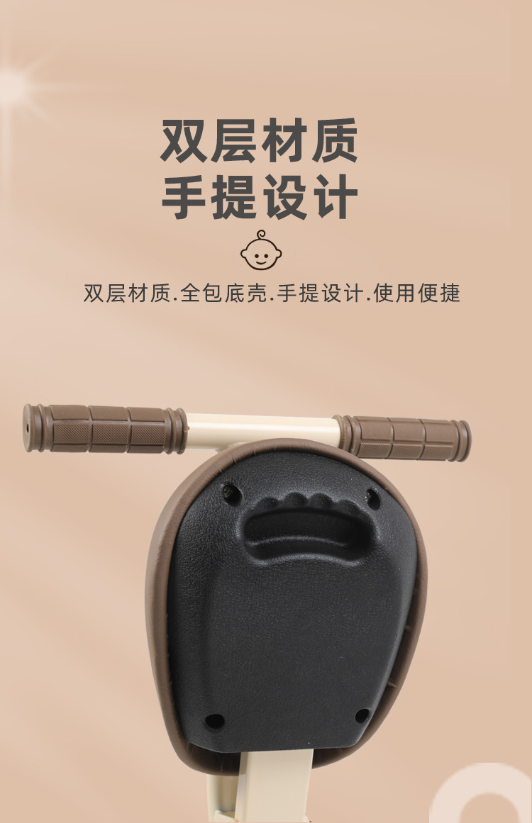 Electric Vehicle Child Seat Front-Mounted Baby Electric Scooter Safety Seat Foldable Thickened Seat Wholesale
