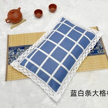 4874棉老粗布枕套枕头套成人学生地摊庙会江湖枕芯批发活性印染