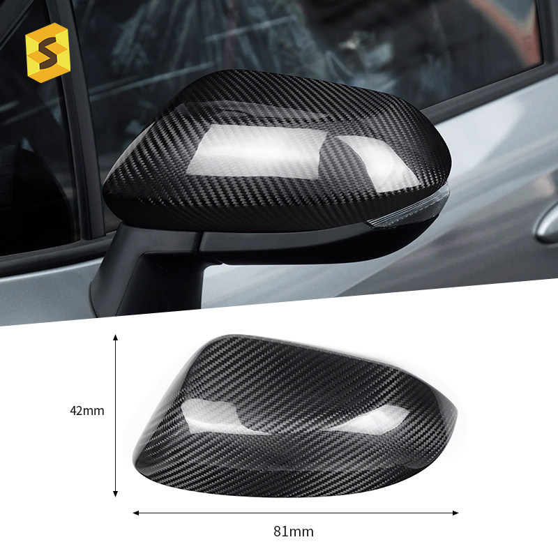 Suitable for Toyota Corolla 19-24 Models Carbon Fiber Rearview Mirror Cover Car Exterior Modification Decorative Sticker