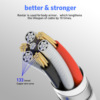 360-degree magnetic data cable round-type magnetic suction wire three-in-one suitable Android apple Type-C usb data cable
