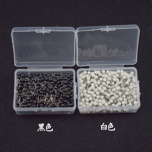 500 solid color small size map needle fixed needle color pin 4mm round head short needle cork board marking nail