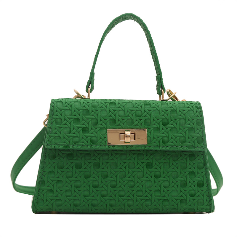 Kabelka s kamenným vzorem, nová, 2024, jednobarevná, ležérní, trendy, dámská, jednoduchá, diagonální, křížená, malá čtvercová, v západním stylu_voghion.com