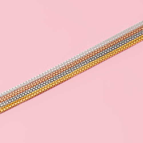 S925 sterling silver Y-shaped necklace can be glued with pearls, semi-finished necklace, DIY jewelry chain, adjustable telescopic chain