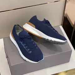 1:1 Original Box BC Men's Knitted Fabric Breathable sneaker Comfortable Lightweight Slip-on Casual Shoes