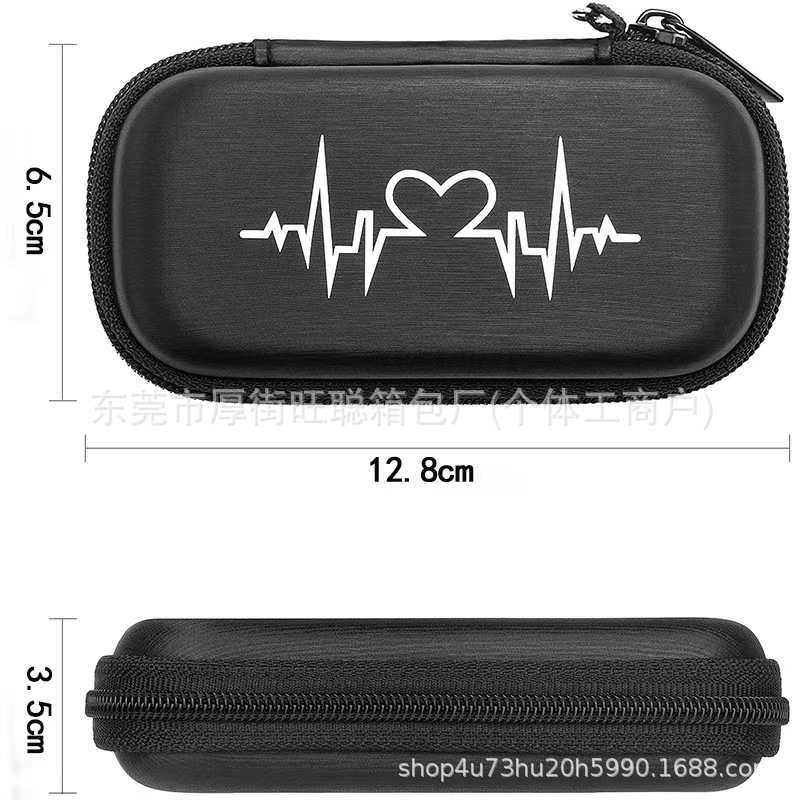 厂家直销Kardo心率监护仪收纳盒便携式EVA收纳包心电防震包装盒