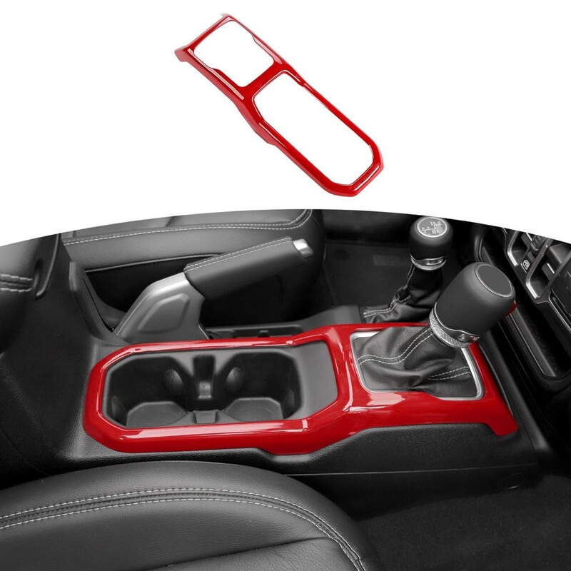 Suitable for 18-22 New Wrangler Jl Central Armrest Gear Cup Holder Panel Decoration Car Modification Accessories Suitable for 18-22 New Wrangler Jl Central Armrest Gear Cup Holder Panel Decoration Car Modification Accessories