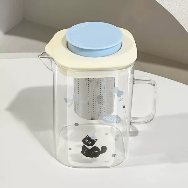 Blue sticker stainless steel, 1300 ml