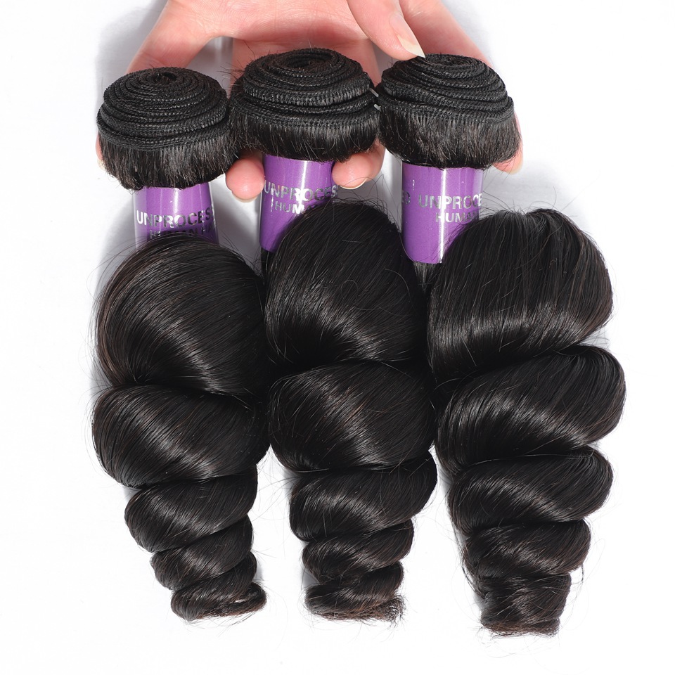 10,0 color natural cortina de pelo onda suelta cabello humano pelo real moda dama peluca rizada