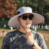 15 cm hat Men's summer big hat fishing hat fisherman hat shading outdoor sun hat cool hat