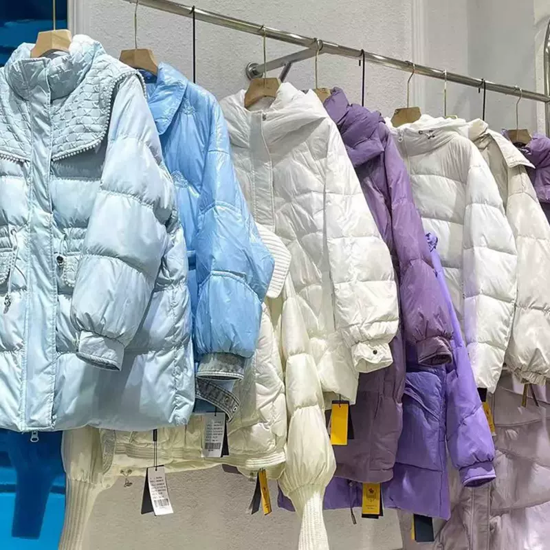 24冬威诗尼保罗5A级白鹅时髦保暖鹅绒服品牌折扣抖音快手直播货源