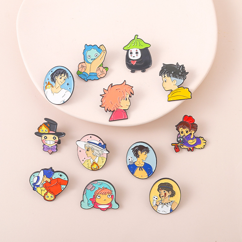 Brooches Classification Daily Occasion Cute Pin Cartoon Character Alloy Stoving Varnish Unisex Brooches