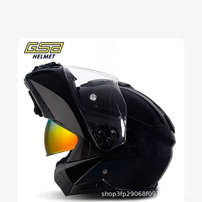 Full-Face Helmet, Suitable for All – Motorcycle Helmet Headset - flash-black-cycling-gift-pack-brand-exclusive-m-54-55-if-your-face-is-widefat-take-one-size-larger