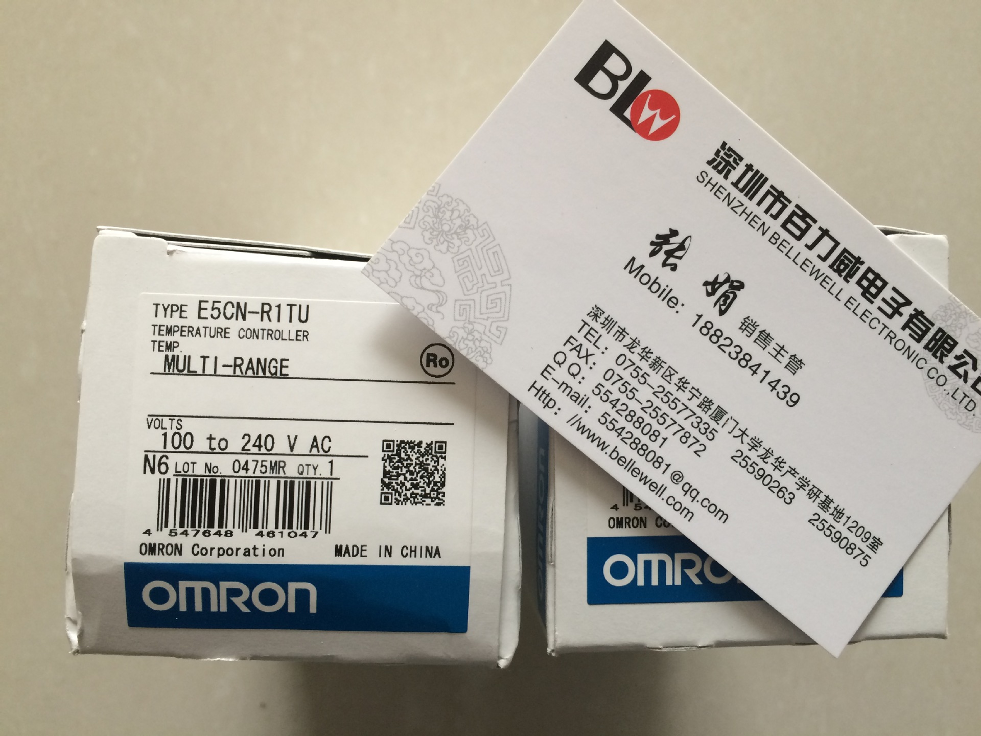 《欧姆龙》原装 OMRON 欧姆龙温控器 E5CN-R1TU 温度继电器