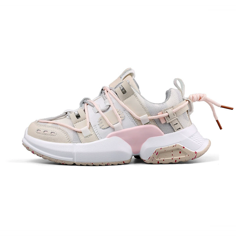 Корея стиль платформенные спортивные туфли в 2 цветовых вариантах: Cherry Blossom Powder Green & Gray Apricot, EU 36–41