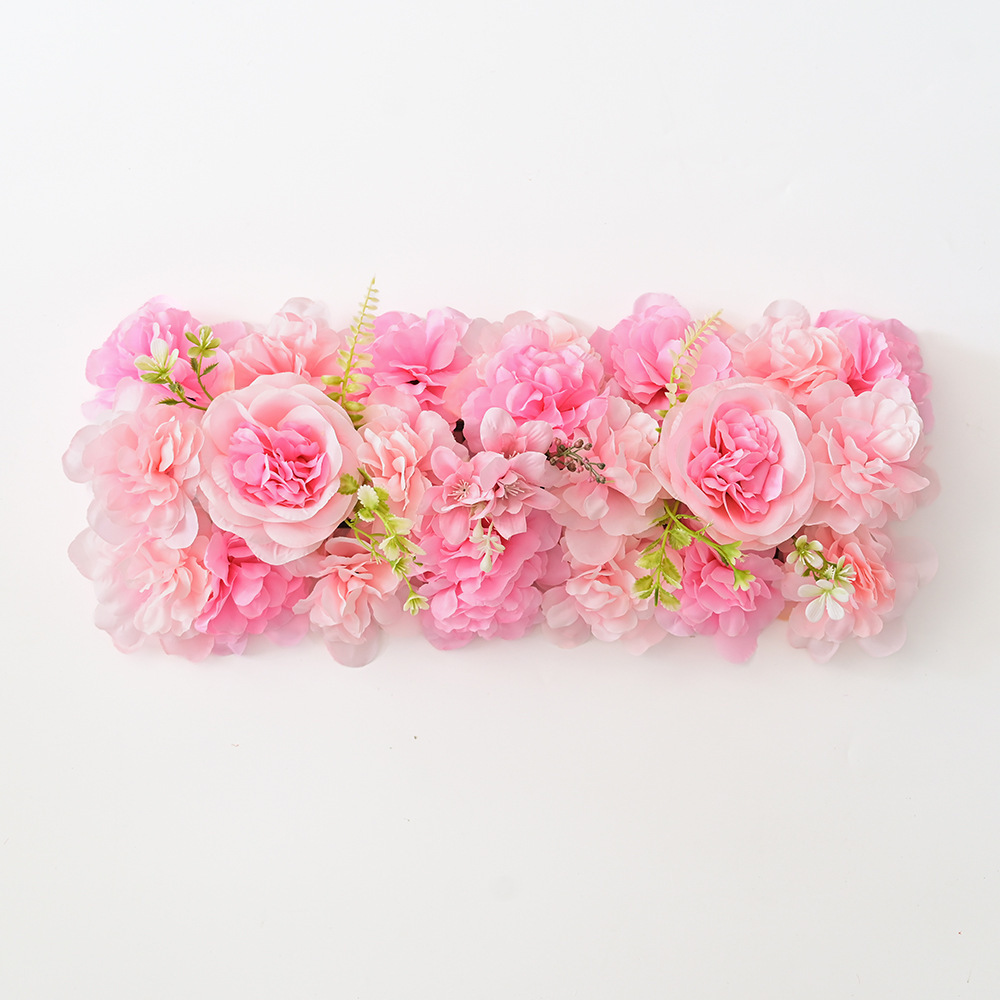 Flor de tela de paleta de verdaderas flores de plataforma de arco de flores de seda de flores de hortenida bodas festivales decoración de escaparates de tiendas simulación