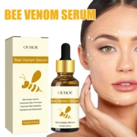 OUHOE сыворотка от пчелиного яда улучшает сухость и упругость кожи Тонкие линии омоложения кожи Пчелиный яд сыворотка для лица