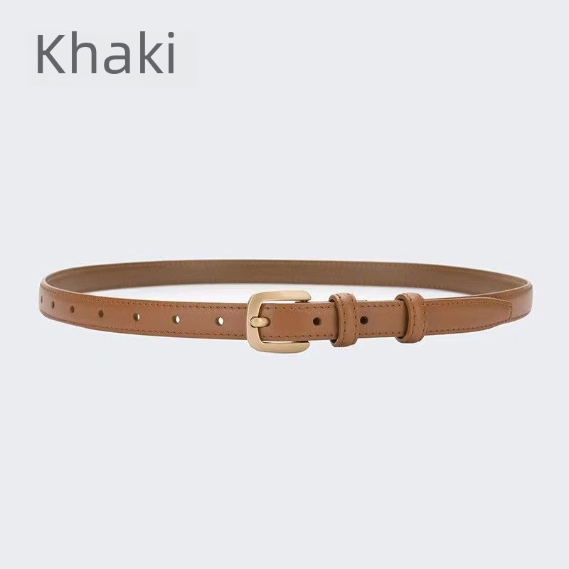 Internet red explosions simple pin buckle belt ladies Joker High sense coat skirt decorative belt a generation of hair_viptrois.com