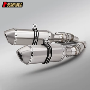 Motosiklet Z1000 ikili çıxışlı orta quyruq hissəsi qaz borusu dəsti 2010-2022 modellər üçün