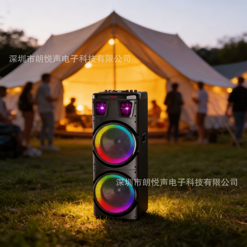 【Hot-Selling Product for Square Dancing】Dual 10inch Fm/Usb/Bluetooth Three-In-One Outdoor Karaoke Speaker, Portable for Camping 【Hot-Selling Product for Square Dancing】Dual 10inch Fm/Usb/Bluetooth Three-In-One Outdoor Karaoke Speaker, Portable for Camping