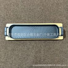 铸铁牛排烤盘铸铁烤盘铁板烧烤盘煎牛肉盘铁板菜盘方形烤盘铸铁锅
