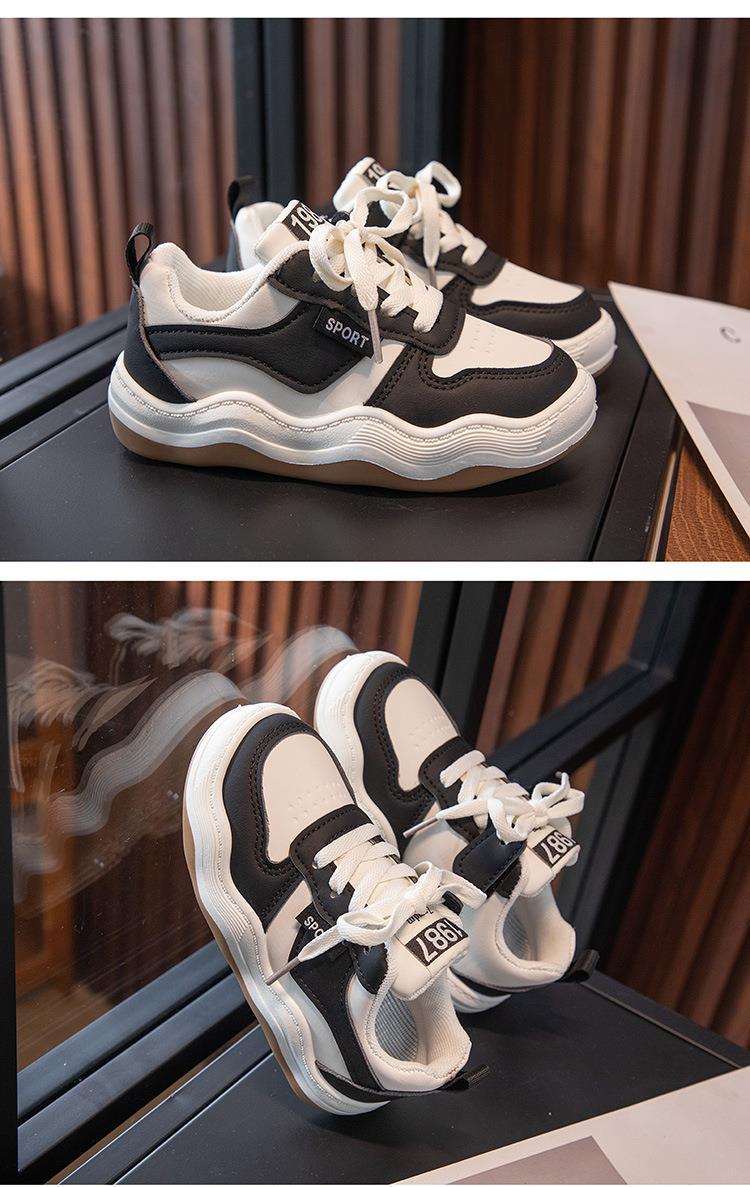 Children's Sports Shoes 2023 New Spring and Autumn Boys' Board Shoes Girls' Breathable Casual Shoes Middle and Big_voghion.com