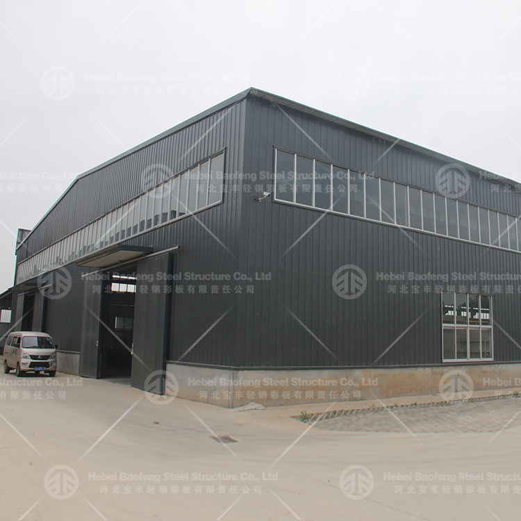 Steel Structure Engineering Company with Low Design Costs and Stable Frames, Steel Structure Warehouses and Workshops Exported to Kenya